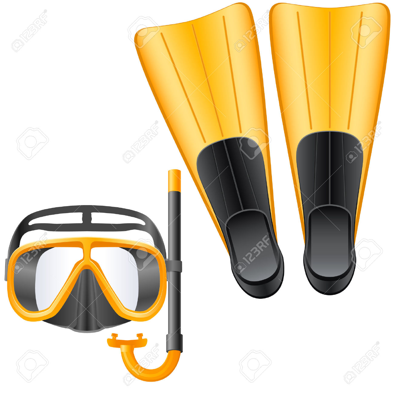 1300x1300 Diving Clipart Scuba Gear