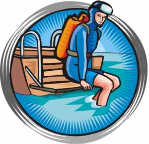 300x291 5 Scuba Diver Clip Art. Clipart Panda