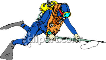 350x200 Scuba Diver With A Harpoon