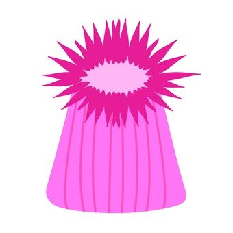 340x340 Free Silhouette Vector Up, Sea Anemones