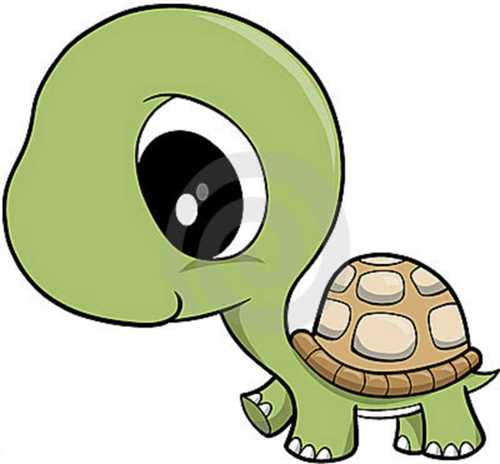 500x464 Cartoon Sea Turtle Clipart