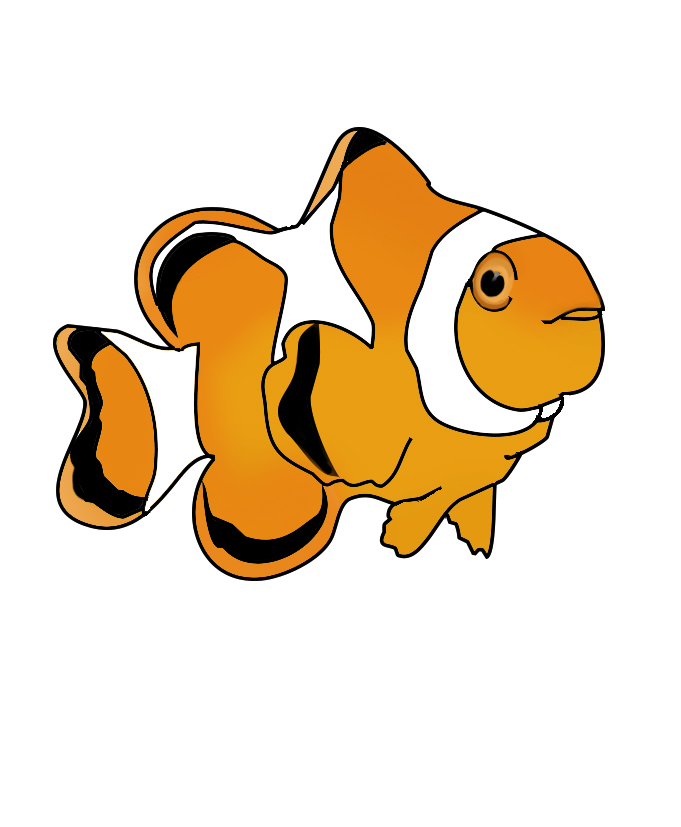 681x827 Fish Clip Art