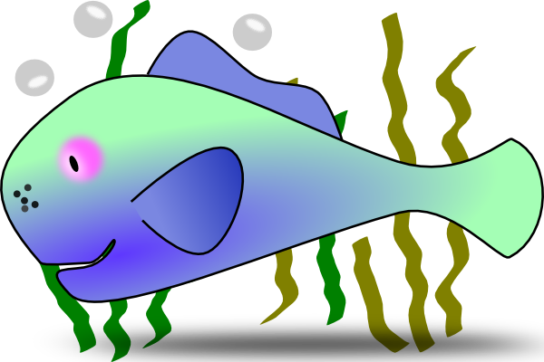 600x400 Fish In The Sea Clip Art