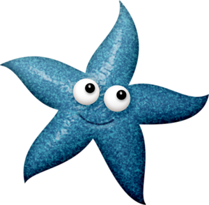300x294 Lliella Bk Underwater Starfish10.png Sea Creatures Clipart