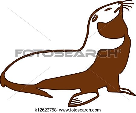 450x373 Fur Seal Clipart