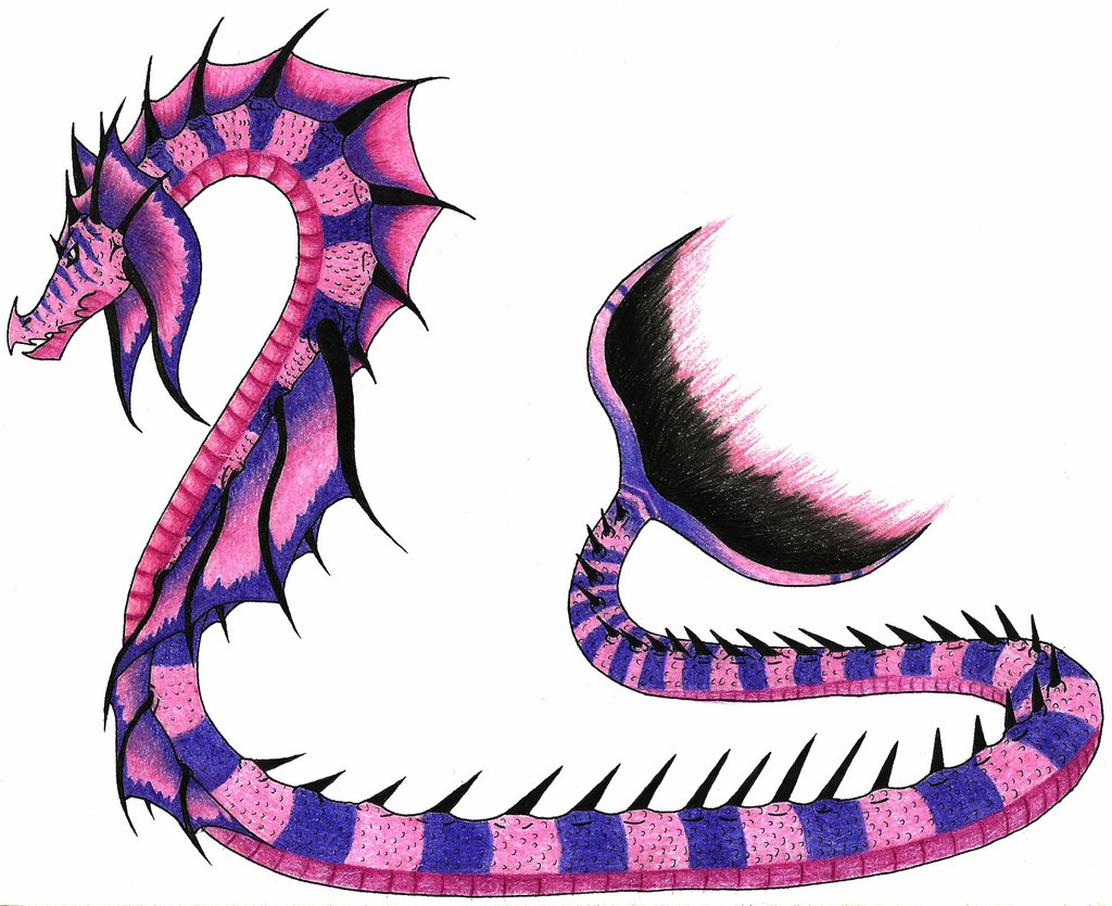 1024x835 Imperial Pink Sea Serpent By Yahto Belmonte