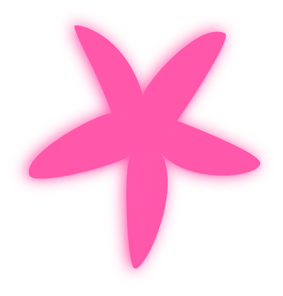 570x595 Pink Starfish Clip Art