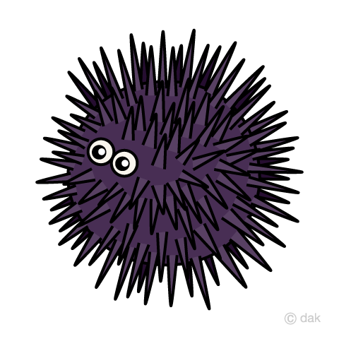 480x480 Free Sea Urchin Character Cartoon Amp Clipart Amp Graphics
