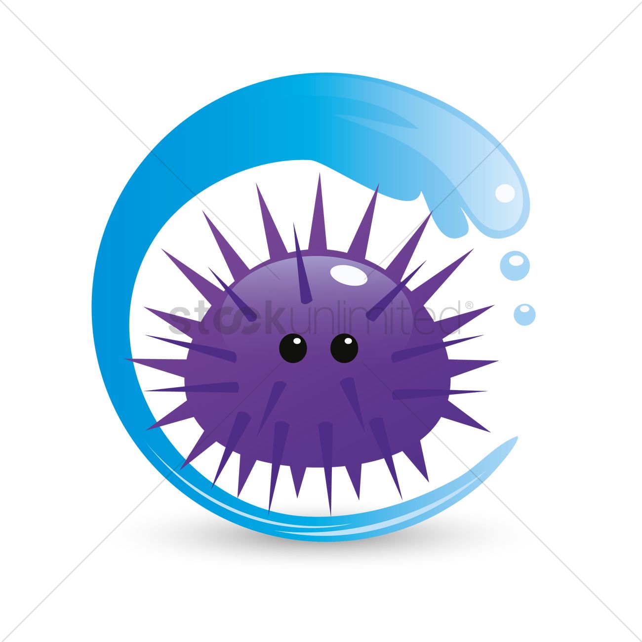 1300x1300 Free Sea Urchin Vector Image