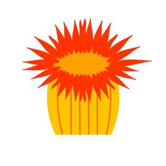 340x340 Free Silhouette Vector Up, Sea Anemones