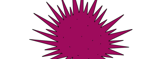 610x229 Sea Urchin Cut Out Large