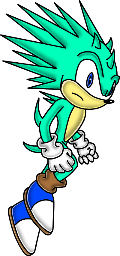 400x854 Spuma The Sea Urchin By Delta The Hedgehog