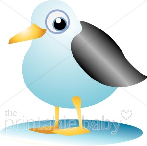 300x297 Plump Seagull Clipart Bird Clipart