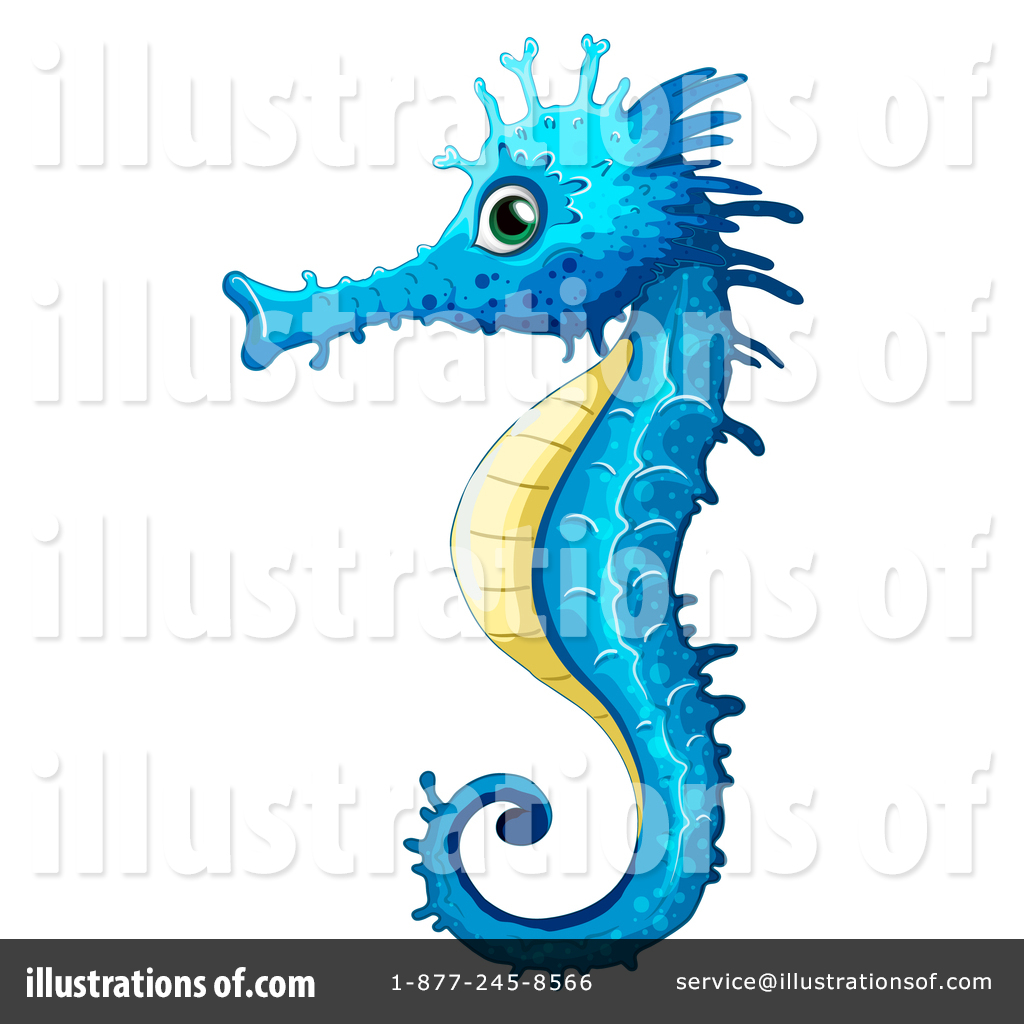 1024x1024 Seahorse Clipart