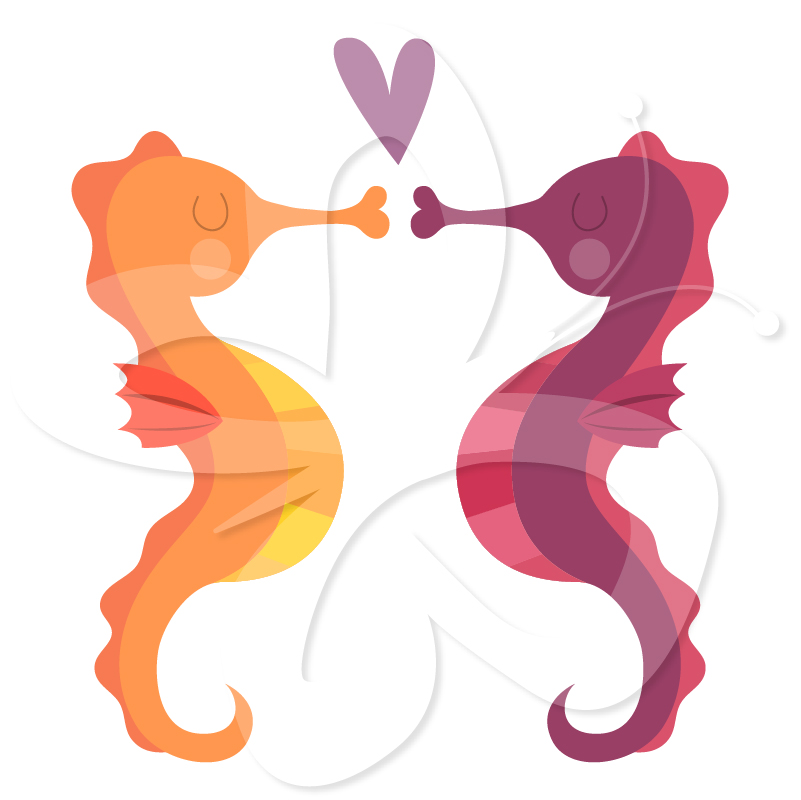 801x800 Home All Clip Art Seahorse Clipart Set Clipart