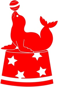 200x300 Free Free Circus Seal Clip Art Image 0515 1006 2405 3107 Animal