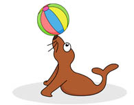 195x152 Free Seal Clipart
