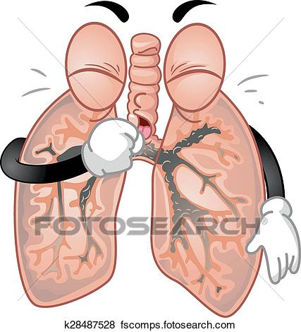 427x470 Extremely Inspiration Lungs Clipart Clip Art Of Mascot Cough