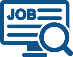 298x234 Job Search Blue Svg Clip Art