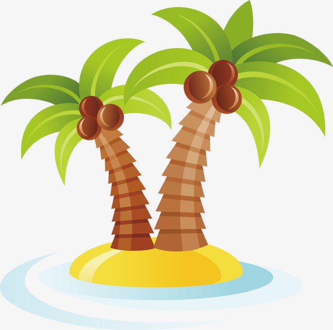 650x645 Coconut Vector, Sandy Beach, Trees, Seascape Png And Vector