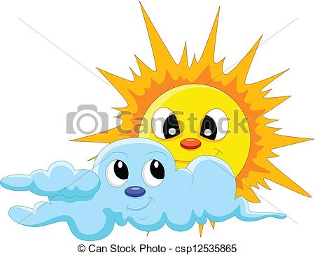 450x365 Sun And Cloud Clipart Vector Graphics. 37,387 Sun And Cloud Eps