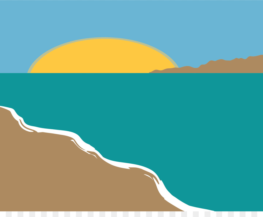 900x740 Beach Shore Hotel Landscape Painting Clip Art