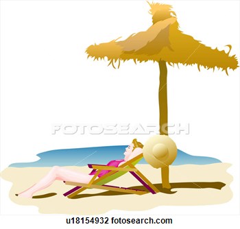 350x334 Deck Chairs Clipart