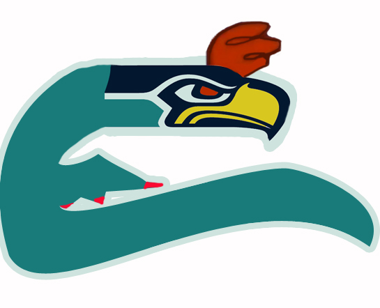 545x442 Seattle Seahawks Green Clipart