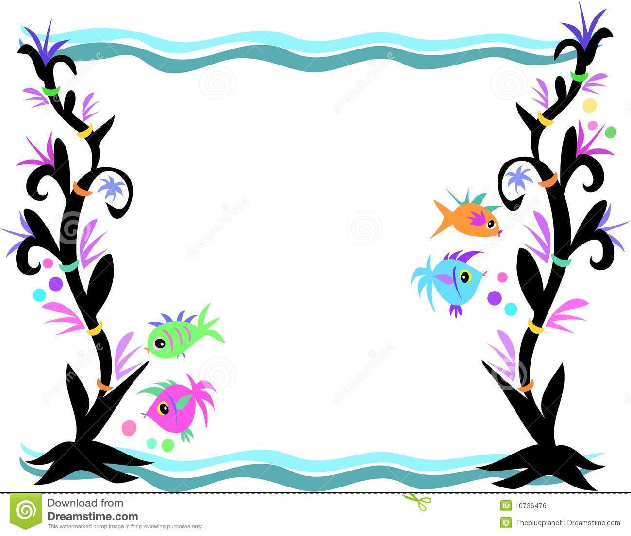 1300x1105 Seaweed Border Clipart