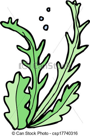 311x470 Cartoon Seaweed Vector Clip Art