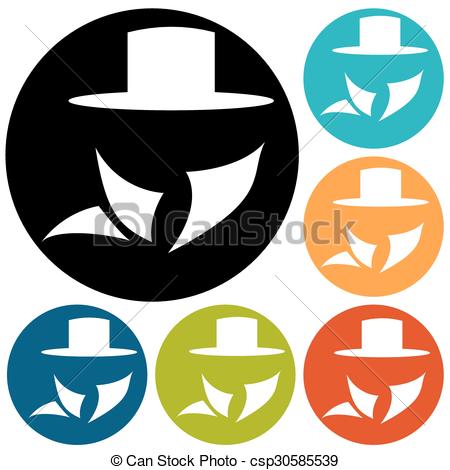 450x470 Man In Suit. Secret Service Agent Icon Vectors