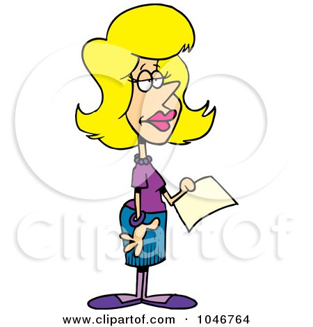 450x470 Royalty Free (Rf) Secretary Clipart, Illustrations, Vector Graphics