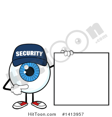 450x470 Security Guard Eyeball Clipart