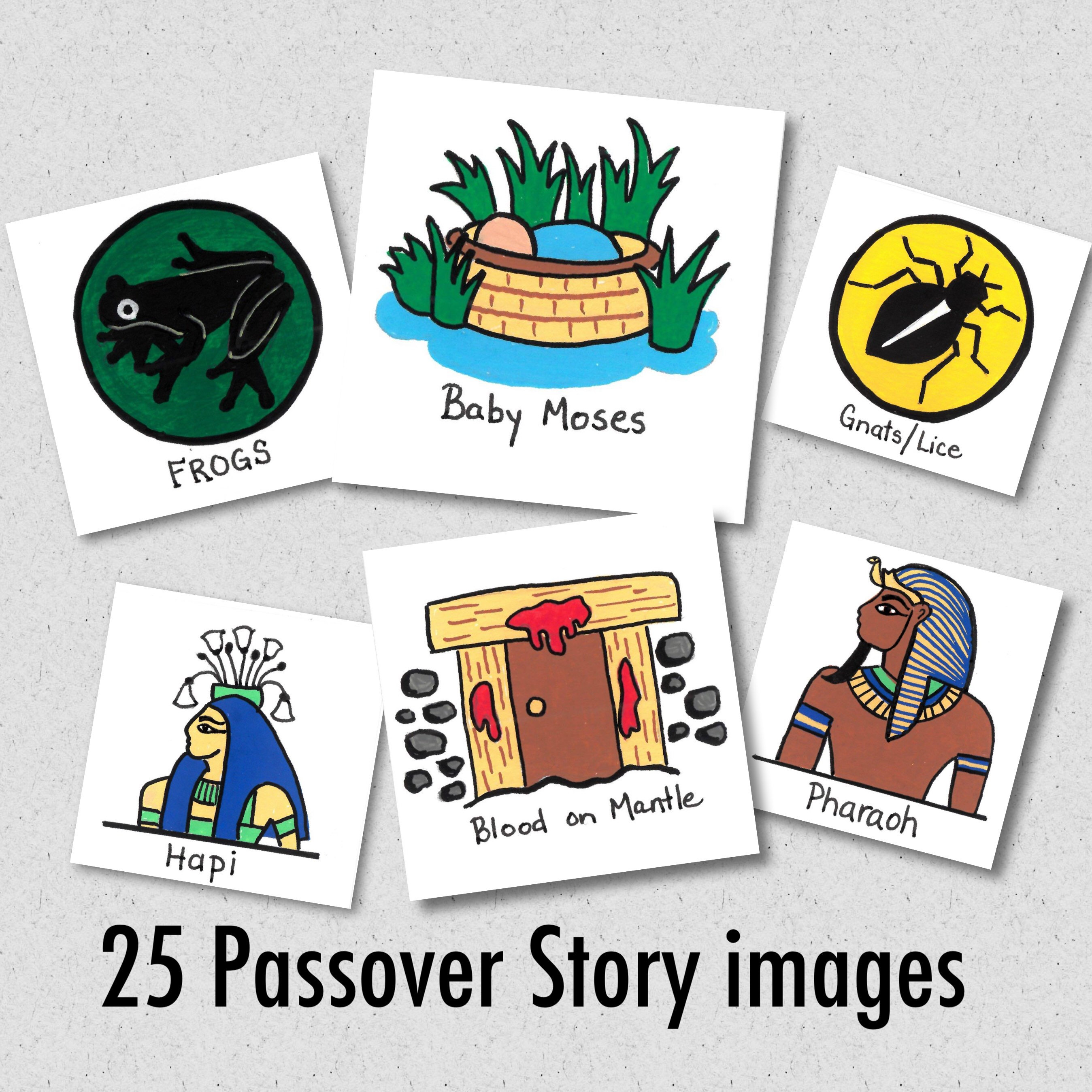2697x2697 Passover Story Tiles, Passover Seder Meal Images