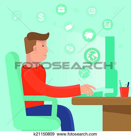 450x470 Self Employed Clipart