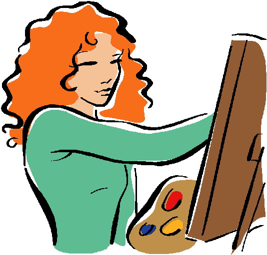 534x511 Painting Frame Clipart