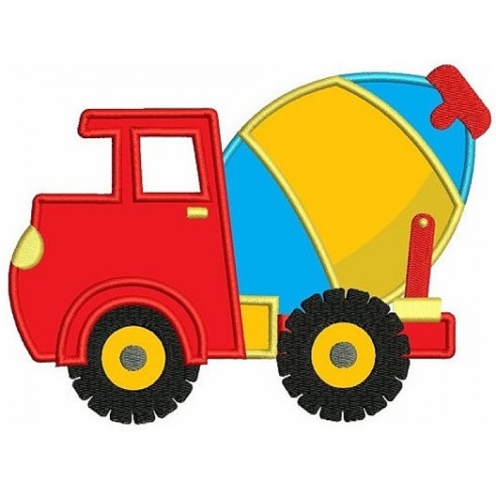 700x700 Cement Truck Clipart