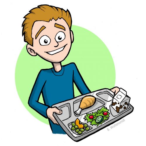 500x500 School Lunch Tray Clipart Boy Cliparts And Others Art Inspiration