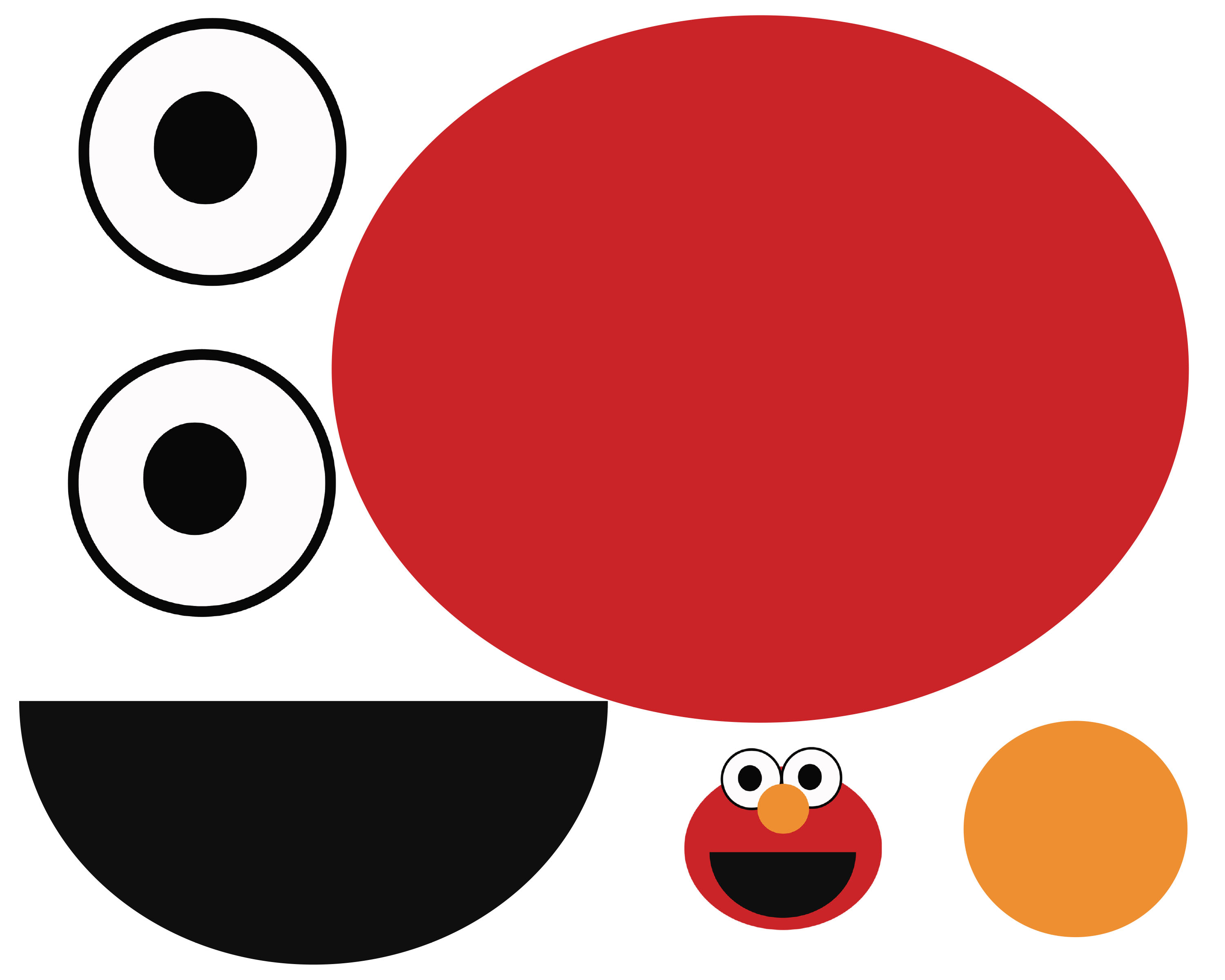 3000x2400 Birthday Clipart Elmo