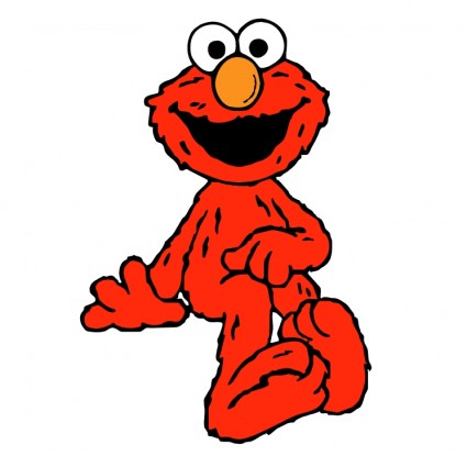 425x425 Elmo Sesame Street 1 Clipart Panda