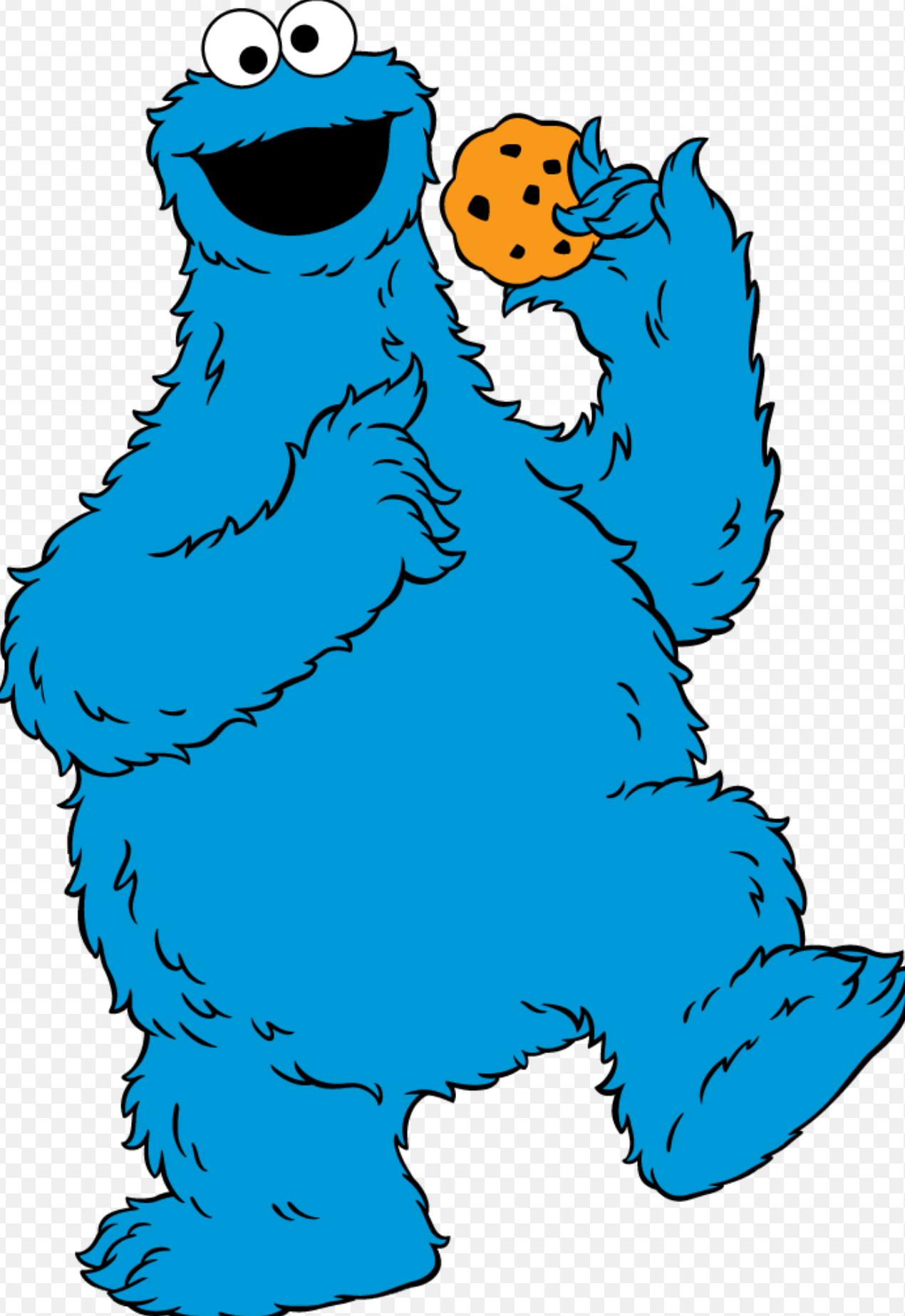 1270x1847 Collection Of Sesame Street Cookie Monster Clipart High