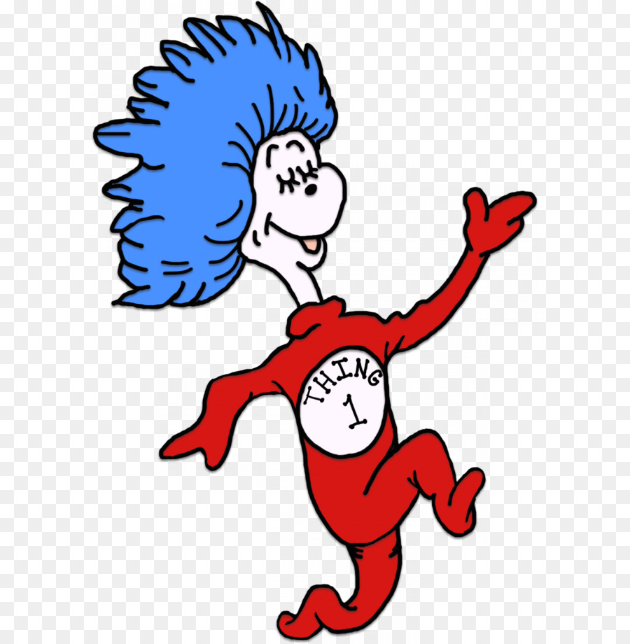 900x920 Thing Two Thing One The Cat In The Hat One Fish, Two Fish, Red