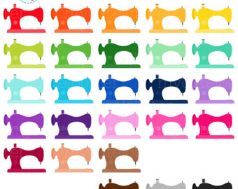 340x270 Sewing Clipart Set