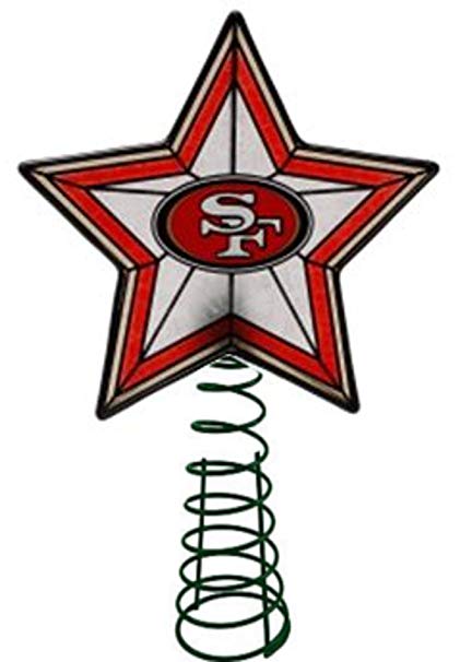 421x606 San Francisco 49ers Christmas Tree Topper Home Amp Kitchen