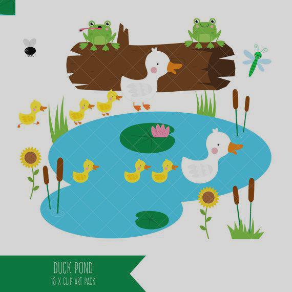 570x570 Cute Duck In Pond Clipart 4my9zjs Image Clip Art