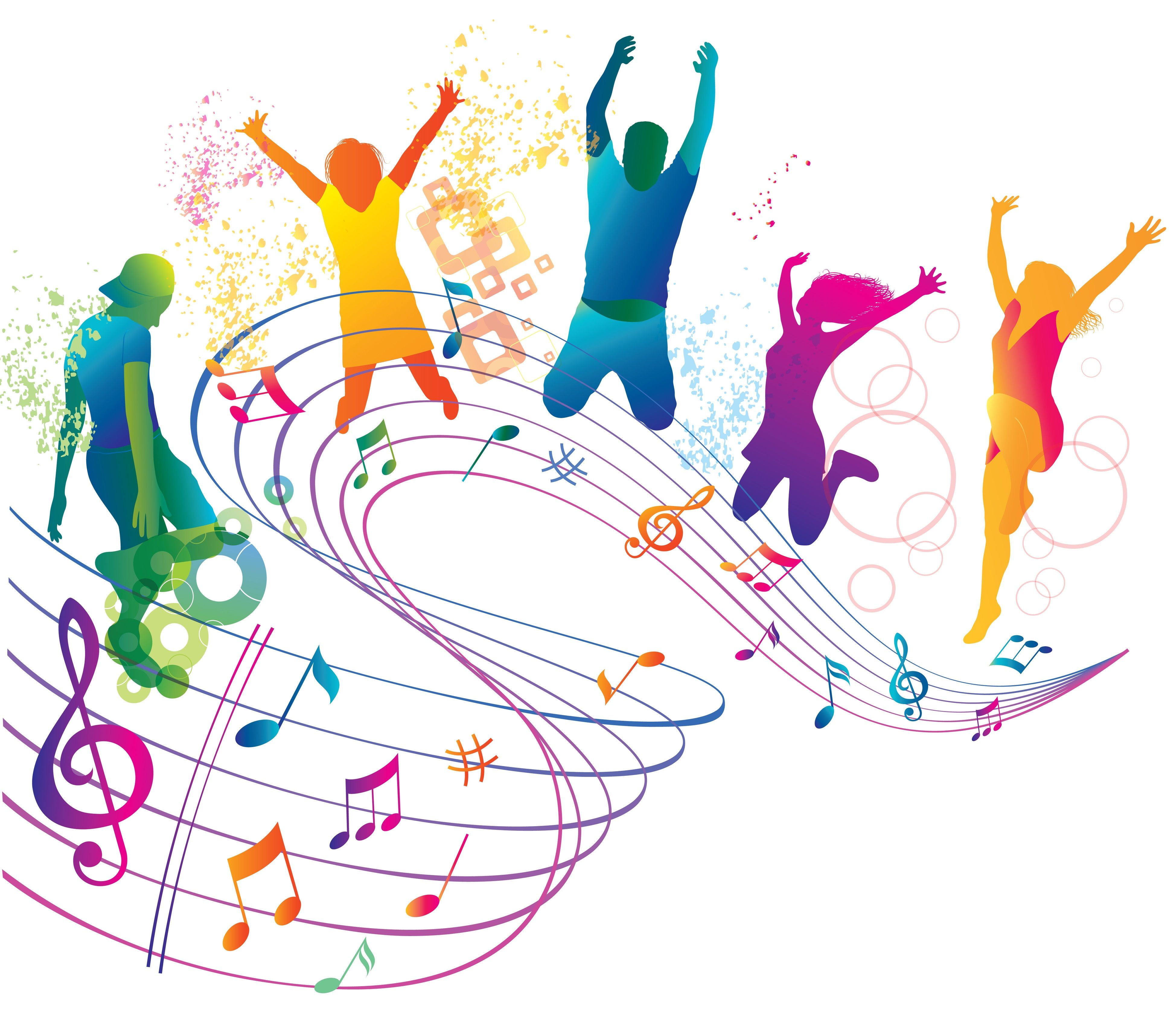 3873x3431 Dancer Clipart Colorful