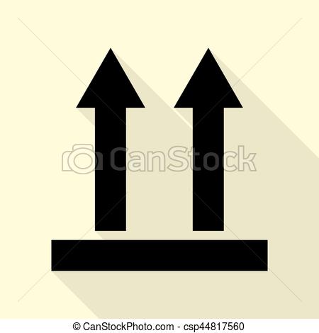 450x470 Logistic Sign Of Arrows. Black Icon With Flat Style Shadow Clip