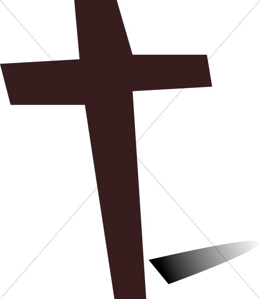 534x612 Shadow Cross Clipart