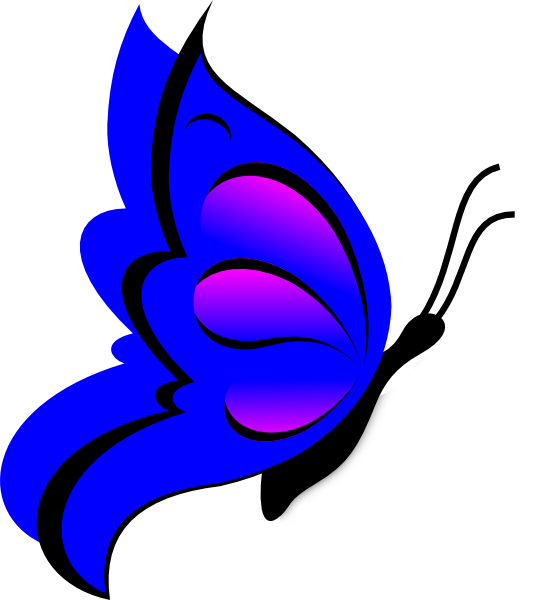 534x600 Blue Shadow Clip Art