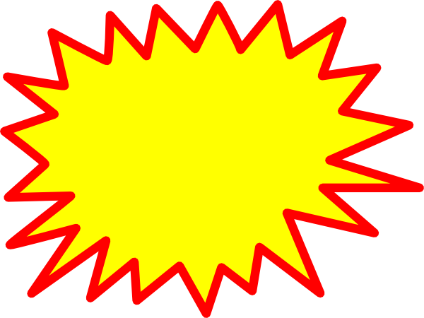 600x450 Clipart Of Starburst No Drop Shadow Clip Art At Clker Com Vector
